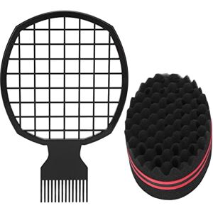 Brrnoo Ensemble de Peigne de Torsion Afro, Éponge de Peigne de Cheveux, Outil de Coiffure Professionnel, Éponge de Peigne de Torsion, Éponge de Peigne Afro - Publicité Brrnoo Ensemble de Peigne de Torsion Afro, Éponge de Peigne de Cheveux, Outil de Coiffure Professionnel, Éponge de Peigne de Torsion, Éponge de Peigne Afro - Publicité