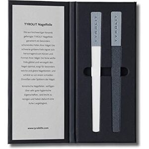 Tyrolit Life Lot de 2 limes à ongles en céramique Pour couper, façonner et sceller les ongles, avec poignée en cuir synthétique. Publicité Tyrolit Life Lot de 2 limes à ongles en céramique Pour couper, façonner et sceller les ongles, avec poignée en cuir synthétique. Publicité