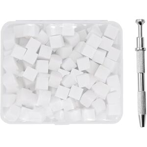 YPYMOD 100 PCS Eponge Ongle, Avec Pince Métallique, Nail Art Brosse Éponge, Utilisé pour Vréer une Variété de Motifs D'art de L'ongle Dégradés(Blanc) - Publicité YPYMOD 100 PCS Eponge Ongle, Avec Pince Métallique, Nail Art Brosse Éponge, Utilisé pour Vréer une Variété de Motifs D'art de L'ongle Dégradés(Blanc) - Publicité