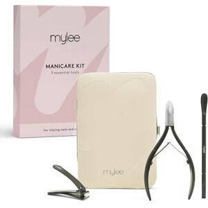 MYLEE Manicare Kit de manucure comprenant 3 outils professionnels en acier inoxydable noir mat de qualité professionnelle dans un étui élégant comprenant une pince à cuticules, un petit coupe-ongles - Publicité MYLEE Manicare Kit de manucure comprenant 3 outils professionnels en acier inoxydable noir mat de qualité professionnelle dans un étui élégant comprenant une pince à cuticules, un petit coupe-ongles - Publicité