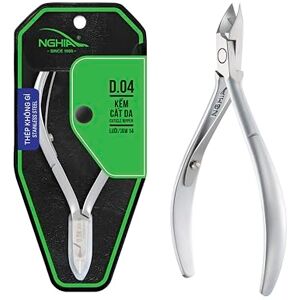 Nghia Pince à cuticules – D-04 JAW 14 Acier inoxydable Durable et tranchante Design ergonomique Plaqué gris Idéale pour les salons de beauté et un usage domestique - Publicité Nghia Pince à cuticules – D-04 JAW 14 Acier inoxydable Durable et tranchante Design ergonomique Plaqué gris Idéale pour les salons de beauté et un usage domestique - Publicité