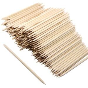 BetterJonny 300Pcs Baton de Cuticule, Bâtons de Bois Orange Stick Double Face Batonnets des Ongles Bâtonnets Manucure Orange Batonnet en Bois pour Manucure Pédicure - Publicité BetterJonny 300Pcs Baton de Cuticule, Bâtons de Bois Orange Stick Double Face Batonnets des Ongles Bâtonnets Manucure Orange Batonnet en Bois pour Manucure Pédicure - Publicité