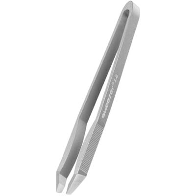 Rubis Switzerland pince à épiler Sweezer 2.0 – slant, inclinée, fine et pointue pour les sourcils ultra precision argent - Publicité Rubis Switzerland pince à épiler Sweezer 2.0 – slant, inclinée, fine et pointue pour les sourcils ultra precision argent - Publicité