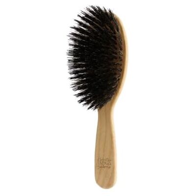 TEK Grande Brosse Ovale à Poils de Sanglier - Publicité TEK Grande Brosse Ovale à Poils de Sanglier - Publicité