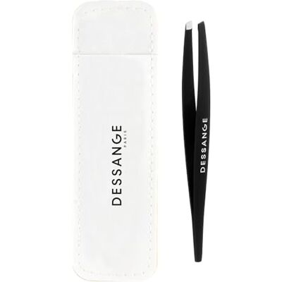 Dessange Pince a Epiler Mors Biais Noir Design Miniamaliste Pince a Epiler Biseauté Accessoires de Beauté Poils fins Confortable - Publicité Dessange Pince a Epiler Mors Biais Noir Design Miniamaliste Pince a Epiler Biseauté Accessoires de Beauté Poils fins Confortable - Publicité