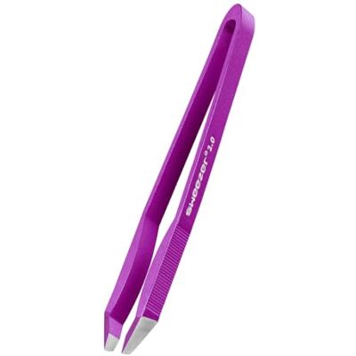 Rubis Switzerland pince à épiler Sweezer 2.0 – slant, inclinée, fine et pointue pour les sourcils ultra precision violet - Publicité Rubis Switzerland pince à épiler Sweezer 2.0 – slant, inclinée, fine et pointue pour les sourcils ultra precision violet - Publicité