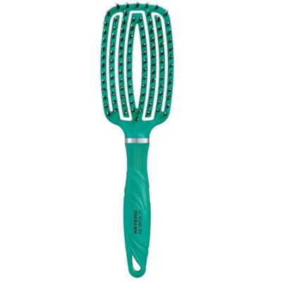 ARTERO Ge-Bion 17 Flexible Curve Vent. Brosse souple anti-relâchement, brosse démêlante pour femmes, hommes et enfants. Ionique, réduit l'électricité statique (Peach). (TURQUOISE) - Publicité ARTERO Ge-Bion 17 Flexible Curve Vent. Brosse souple anti-relâchement, brosse démêlante pour femmes, hommes et enfants. Ionique, réduit l'électricité statique (Peach). (TURQUOISE) - Publicité