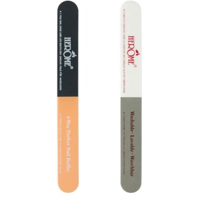 HEROME 4-Way Polissoir à Ongles Lime à 4 Faces Pour Des Ongles Super Brillants (4-Way Nail Buffer) - Publicité HEROME 4-Way Polissoir à Ongles Lime à 4 Faces Pour Des Ongles Super Brillants (4-Way Nail Buffer) - Publicité