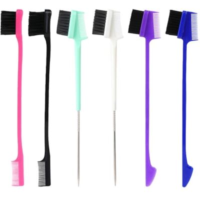 TRKETK 6 Pièces Brosses de Contrôle des Bords des Cheveux, Peignes à Cheveux Queue de Rat Peignes à Sourcils Lisses pour Femme Brosse à Cheveux en Plastique Brosses de Contrôle des Bords (6 Couleurs) - Publicité TRKETK 6 Pièces Brosses de Contrôle des Bords des Cheveux, Peignes à Cheveux Queue de Rat Peignes à Sourcils Lisses pour Femme Brosse à Cheveux en Plastique Brosses de Contrôle des Bords (6 Couleurs) - Publicité