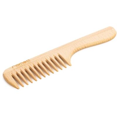 remos professional body care REMOS Peigne en bois avec manche en bois de hêtre local 22 cm avec grosse denture - Publicité remos professional body care REMOS Peigne en bois avec manche en bois de hêtre local 22 cm avec grosse denture - Publicité