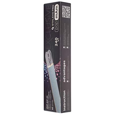 Staleks Limes papmAm jetables pour lime à ongles droite EXCLUSIVE 22 (50 pcs) (DFCX-22-240 GRAIN) - Publicité Staleks Limes papmAm jetables pour lime à ongles droite EXCLUSIVE 22 (50 pcs) (DFCX-22-240 GRAIN) - Publicité