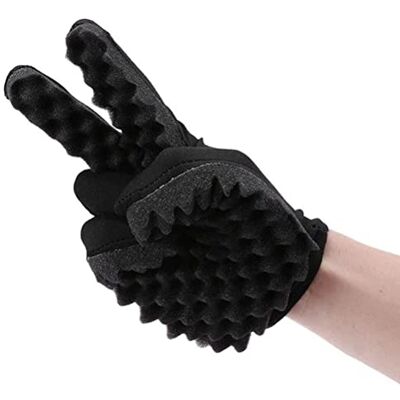 Enkomy Brosse éponge à Cheveux,Gants pour Boucles Afro,DIY Fashion Curls Coil Magic Tool Curl Wave Styling Tool,Outil De Coiffure pour Hommes Et Femmes - Publicité Enkomy Brosse éponge à Cheveux,Gants pour Boucles Afro,DIY Fashion Curls Coil Magic Tool Curl Wave Styling Tool,Outil De Coiffure pour Hommes Et Femmes - Publicité