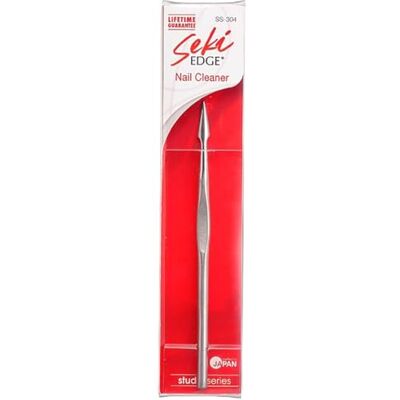 Edge SS-304 Made in Japan Nettoyeur d'ongles Nettoyeur d'ongles en acier inoxydable à pointe fine 127 mm Pour un nettoyage précis sous l'ongle Hygiénique & prise en main sûre - Publicité Edge SS-304 Made in Japan Nettoyeur d'ongles Nettoyeur d'ongles en acier inoxydable à pointe fine 127 mm Pour un nettoyage précis sous l'ongle Hygiénique & prise en main sûre - Publicité