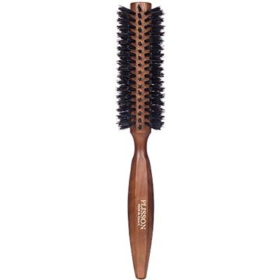 PLISSON Brosse à Cheveux Brushing pour Femmes et Hommes, 12 rangs Brosse Traditionnelle, Bois Naturel, 100% Pur Poils de Sanglier Fabrication Française - Publicité PLISSON Brosse à Cheveux Brushing pour Femmes et Hommes, 12 rangs Brosse Traditionnelle, Bois Naturel, 100% Pur Poils de Sanglier Fabrication Française - Publicité