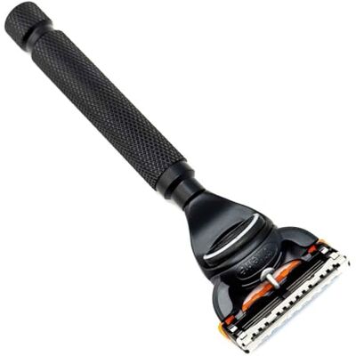 Manche de rasoir 5 lames Parker – Compatible avec les cartouches Gillette® Fusion® – Manche en métal lesté avec prise texturée pour un rasage fluide et sans tiraillement Cadeau de luxe pour homme - Publicité Manche de rasoir 5 lames Parker – Compatible avec les cartouches Gillette® Fusion® – Manche en métal lesté avec prise texturée pour un rasage fluide et sans tiraillement Cadeau de luxe pour homme - Publicité