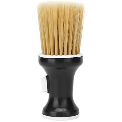 JoyGlow Plumeau pour cou de 14 cm avec distributeur de poudre, poils en nylon doux, fournitures de barbier (Noir) - Publicité JoyGlow Plumeau pour cou de 14 cm avec distributeur de poudre, poils en nylon doux, fournitures de barbier (Noir) - Publicité