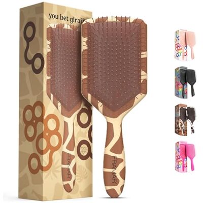 FRAMAR Brosse Demelante Cheveux Bouclés Brosse à Cheveux – Giraffe - Publicité FRAMAR Brosse Demelante Cheveux Bouclés Brosse à Cheveux – Giraffe - Publicité