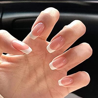 Wedity 24 Pièces Autocollants pour Ongles Marguerite Petite Fleur Française Faux Ongles Strass Paillettes Presse, Artificiels pour Femmes et Filles (B) - Publicité Wedity 24 Pièces Autocollants pour Ongles Marguerite Petite Fleur Française Faux Ongles Strass Paillettes Presse, Artificiels pour Femmes et Filles (B) - Publicité