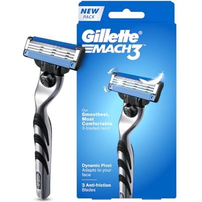 Gillette Mach3 Machine 1 chargeur - Publicité Gillette Mach3 Machine 1 chargeur - Publicité