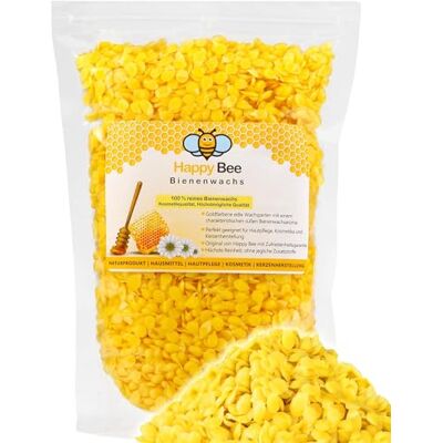 Promora 100% Pure Cire d’abeille Pastilles Cire d'abeille naturelle Pastilles de cire Pastille idéales pour les cosmétiques, la fabrication de bougies et les tissus en cire d'abeille (100 Grammes) - Publicité Promora 100% Pure Cire d’abeille Pastilles Cire d'abeille naturelle Pastilles de cire Pastille idéales pour les cosmétiques, la fabrication de bougies et les tissus en cire d'abeille (100 Grammes) - Publicité