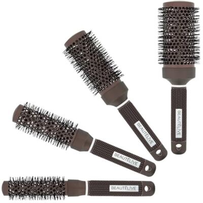 Beautélive Brosse Brush Céramique Marron - Publicité Beautélive Brosse Brush Céramique Marron - Publicité