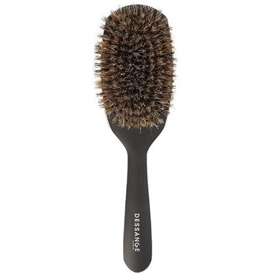 Dessange Brosse a Cheveux 100% Poils de Sanglier Cheveux Soyeux Brillant Tous Types de Cheveux Brosse Démêlante Lissante Pelote Souple - Publicité Dessange Brosse a Cheveux 100% Poils de Sanglier Cheveux Soyeux Brillant Tous Types de Cheveux Brosse Démêlante Lissante Pelote Souple - Publicité