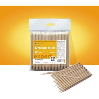 Staleks Pro Lot de 100 bâtons en bois d'oranger 11 cm pour manucure, pédicure, nail art et travaux manuels. Publicité Staleks Pro Lot de 100 bâtons en bois d'oranger 11 cm pour manucure, pédicure, nail art et travaux manuels. Publicité