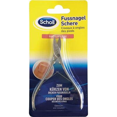 Scholl Paire de ciseaux pour les ongles des pieds - Publicité Scholl Paire de ciseaux pour les ongles des pieds - Publicité