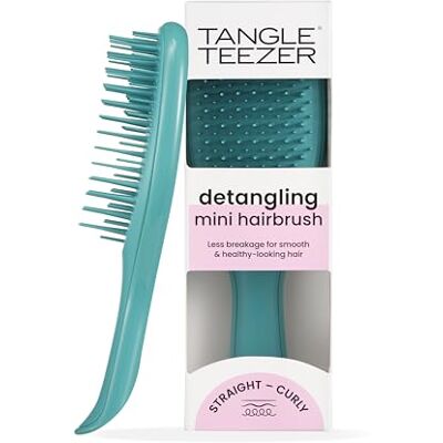 Tangle Teezer Mini Ultimate Detangler, pour Cheveux Secs et Mouillés, Brosse à Cheveux Démêlante pour Tous Types de Cheveux, Brosse Idéale pour les Enfants et pour Voyager, sarcelle - Publicité Tangle Teezer Mini Ultimate Detangler, pour Cheveux Secs et Mouillés, Brosse à Cheveux Démêlante pour Tous Types de Cheveux, Brosse Idéale pour les Enfants et pour Voyager, sarcelle - Publicité