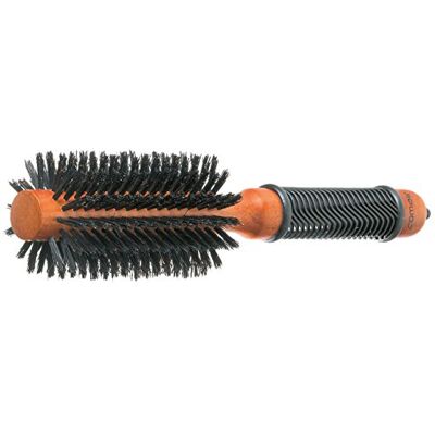 Comair Brosse ronde avec 52 MM, compartiment amovible broches, 14 rangées de poils de sanglier - Publicité Comair Brosse ronde avec 52 MM, compartiment amovible broches, 14 rangées de poils de sanglier - Publicité