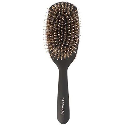 Dessange Brosse a Cheveux Double Emploilage Nylon et Sanglier Tous Type de Cheveux Volume Capilaire Démêlage Profond Eclat et Brillance - Publicité Dessange Brosse a Cheveux Double Emploilage Nylon et Sanglier Tous Type de Cheveux Volume Capilaire Démêlage Profond Eclat et Brillance - Publicité