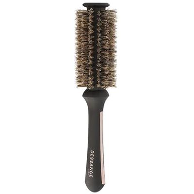 Dessange Brosse Brushing Fibre 100% Sanglier Brillance Brosse Ronde Diamètre 35mm Design Ergonomique Belle boucles Demelage en Douceur - Publicité Dessange Brosse Brushing Fibre 100% Sanglier Brillance Brosse Ronde Diamètre 35mm Design Ergonomique Belle boucles Demelage en Douceur - Publicité