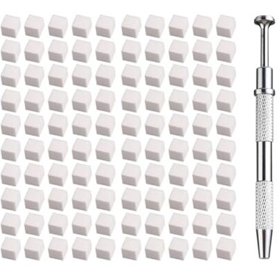 Remingtape Lot de 100 éponges douces pour nail art pour nail art Dégradé de couleur Manucure DIY - Publicité Remingtape Lot de 100 éponges douces pour nail art pour nail art Dégradé de couleur Manucure DIY - Publicité