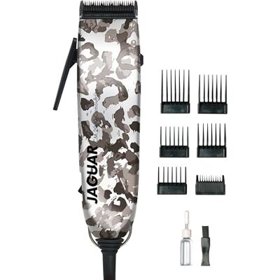 Jaguar Tondeuse à cheveux CM 2000 Camo Clipper professionnel pour fonctionnement sur secteur Système de montage rapide Set de peignes à monter du professionnel pour toi - Publicité Jaguar Tondeuse à cheveux CM 2000 Camo Clipper professionnel pour fonctionnement sur secteur Système de montage rapide Set de peignes à monter du professionnel pour toi - Publicité