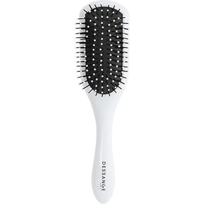 Dessange Brosse a Cheveux Rectangulaire Picots en Nylon Pelote Souple Confort Démêlage Doux Brosse Quotidienne Cheveux Brillant Soyeux - Publicité Dessange Brosse a Cheveux Rectangulaire Picots en Nylon Pelote Souple Confort Démêlage Doux Brosse Quotidienne Cheveux Brillant Soyeux - Publicité