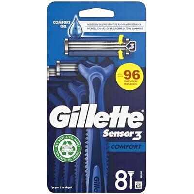 Gillette Sensor3 Rasoirs - Rasoirs - Publicité Gillette Sensor3 Rasoirs - Rasoirs - Publicité