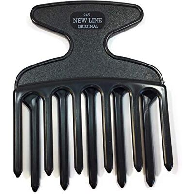 Hercules 245 Afro Pick Styler professionnel 11 dents 5/6 en décalage 4 pouces - Publicité Hercules 245 Afro Pick Styler professionnel 11 dents 5/6 en décalage 4 pouces - Publicité