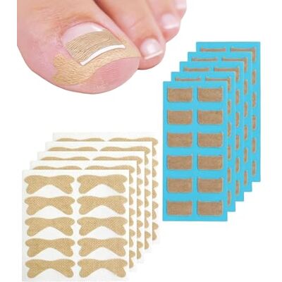 YEDPGUE Lot de 110 autocollants correcteurs pour ongles incarnés, respirants et confortables, correction durable,Bandes de Redressement d'ongle Indolore, convient à tous les ongles d'orteils - Publicité YEDPGUE Lot de 110 autocollants correcteurs pour ongles incarnés, respirants et confortables, correction durable,Bandes de Redressement d'ongle Indolore, convient à tous les ongles d'orteils - Publicité
