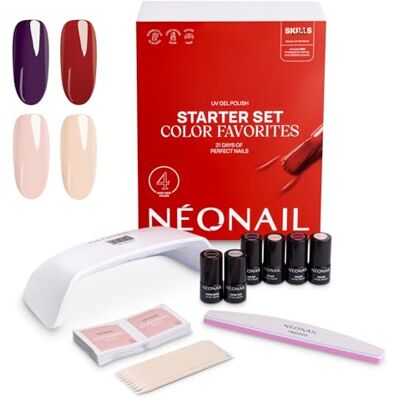 NÉONAIL Color Favorites Starter Set Kit de Manucure Semi-Permanente Kits de décoration pour Manucure & Pédicure Lampe LED 10W/36 - Publicité NÉONAIL Color Favorites Starter Set Kit de Manucure Semi-Permanente Kits de décoration pour Manucure & Pédicure Lampe LED 10W/36 - Publicité