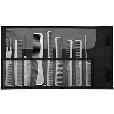 Ensemble de 9 Peignes Comair - Set de Coiffure - Publicité Ensemble de 9 Peignes Comair - Set de Coiffure - Publicité