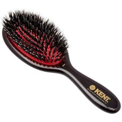 KENT Brushes Classic Shine Brosse à cheveux poils naturels/nylon (Noir) - Publicité KENT Brushes Classic Shine Brosse à cheveux poils naturels/nylon (Noir) - Publicité