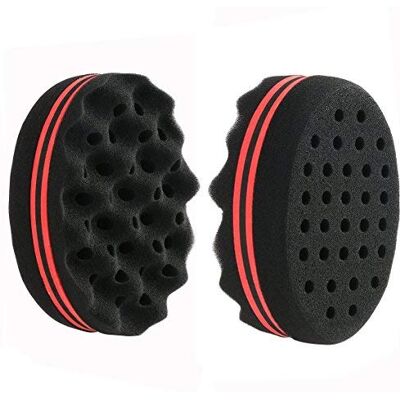Binnan Eponge Twist pour Cheveux Curls, pour Cheveux Crépus, Boucles, Dreadlocks, Style Afro, Lot de 2pcs - Publicité Binnan Eponge Twist pour Cheveux Curls, pour Cheveux Crépus, Boucles, Dreadlocks, Style Afro, Lot de 2pcs - Publicité