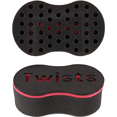 WEIMOB Beauty7 Twist Eponge Afro Cheveux Curl Brosse 2 Pièces Bobines Frisé Vague Mousse Brosse Gel De Blocage Afro Éponge de Brosse à Cheveux Wave Barber Noir rouge - Publicité WEIMOB Beauty7 Twist Eponge Afro Cheveux Curl Brosse 2 Pièces Bobines Frisé Vague Mousse Brosse Gel De Blocage Afro Éponge de Brosse à Cheveux Wave Barber Noir rouge - Publicité