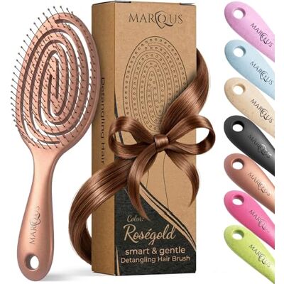 marQus Innovante Brosse Démêlante Cheveux enfant et à tous les types de cheveux, poils souples, 1 Unité biologique et fabriquée à partir de matières végétales - Publicité marQus Innovante Brosse Démêlante Cheveux enfant et à tous les types de cheveux, poils souples, 1 Unité biologique et fabriquée à partir de matières végétales - Publicité