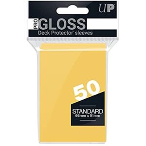 Ultra Pro 330482 Jeu De Cartes Housse De Protection Jaune 50 Pièces D12 - Publicité Ultra Pro 330482 Jeu De Cartes Housse De Protection Jaune 50 Pièces D12 - Publicité