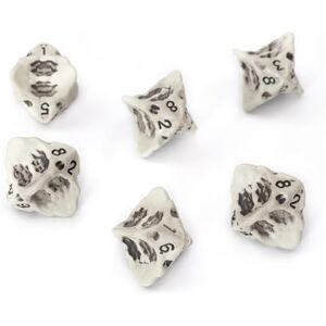 Lynx - D8 Dice Set - Six Dice - Skull & Bone - Dice Set - Publicité Lynx - D8 Dice Set - Six Dice - Skull & Bone - Dice Set - Publicité