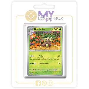 my-booster Noadkoko 103/165 Reverse Myboost X Écarlate et Violet 3.5 151 Coffret de 10 Cartes Pokémon Françaises - Publicité my-booster Noadkoko 103/165 Reverse Myboost X Écarlate et Violet 3.5 151 Coffret de 10 Cartes Pokémon Françaises - Publicité