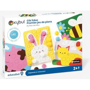 oxybul Clic Educ Premier Jeu de pions Made in France 2-5 Ans - Publicité oxybul Clic Educ Premier Jeu de pions Made in France 2-5 Ans - Publicité