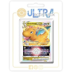 my-booster Dracolosse VSTAR 050/078 Ultraboost X Epée et Bouclier 10.5 Pokémon GO Coffret de 10 Cartes Pokémon Françaises - Publicité my-booster Dracolosse VSTAR 050/078 Ultraboost X Epée et Bouclier 10.5 Pokémon GO Coffret de 10 Cartes Pokémon Françaises - Publicité