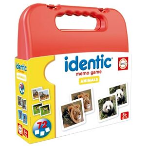 Educa Identic Animaux. Jeu de mémoire éducatif pour bébés avec 72 Cartes. Développe l'acuité visuelle, l'attention et la mémoire. A partir de 3 Ans (20317) - Publicité Educa Identic Animaux. Jeu de mémoire éducatif pour bébés avec 72 Cartes. Développe l'acuité visuelle, l'attention et la mémoire. A partir de 3 Ans (20317) - Publicité